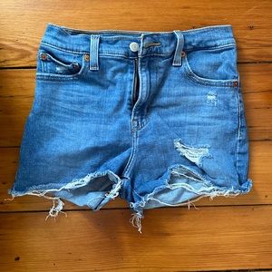 Levis High Rise Shorts